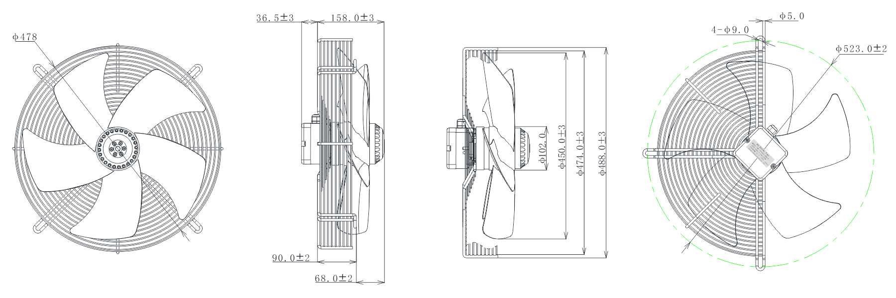 YWF-4E450S-5DA