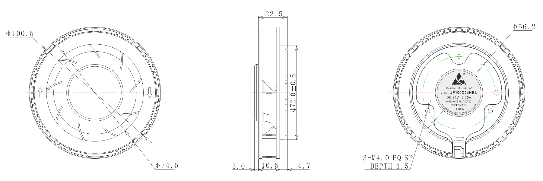 JF100D24HBL