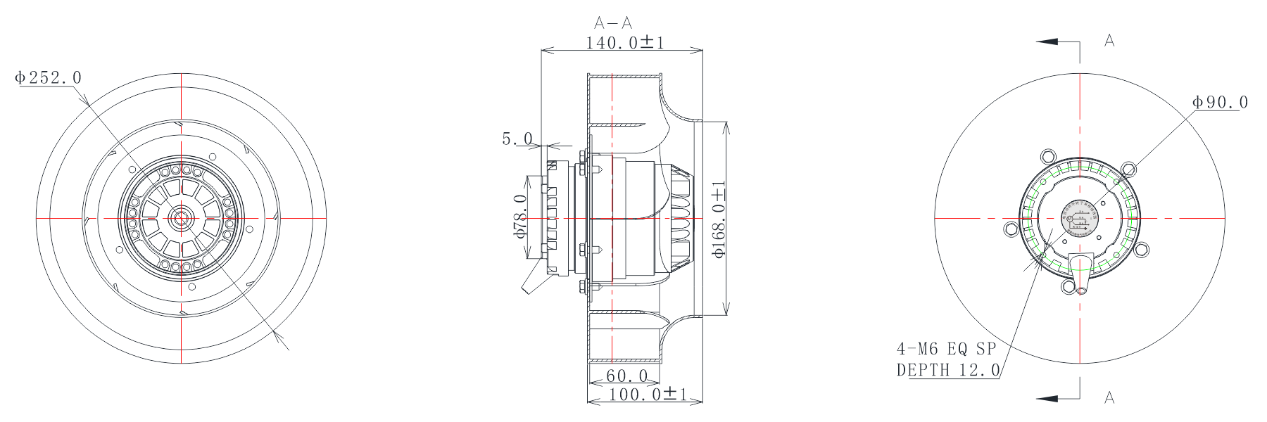 YWFH2E-250-100M-BA